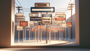 online college courses signs